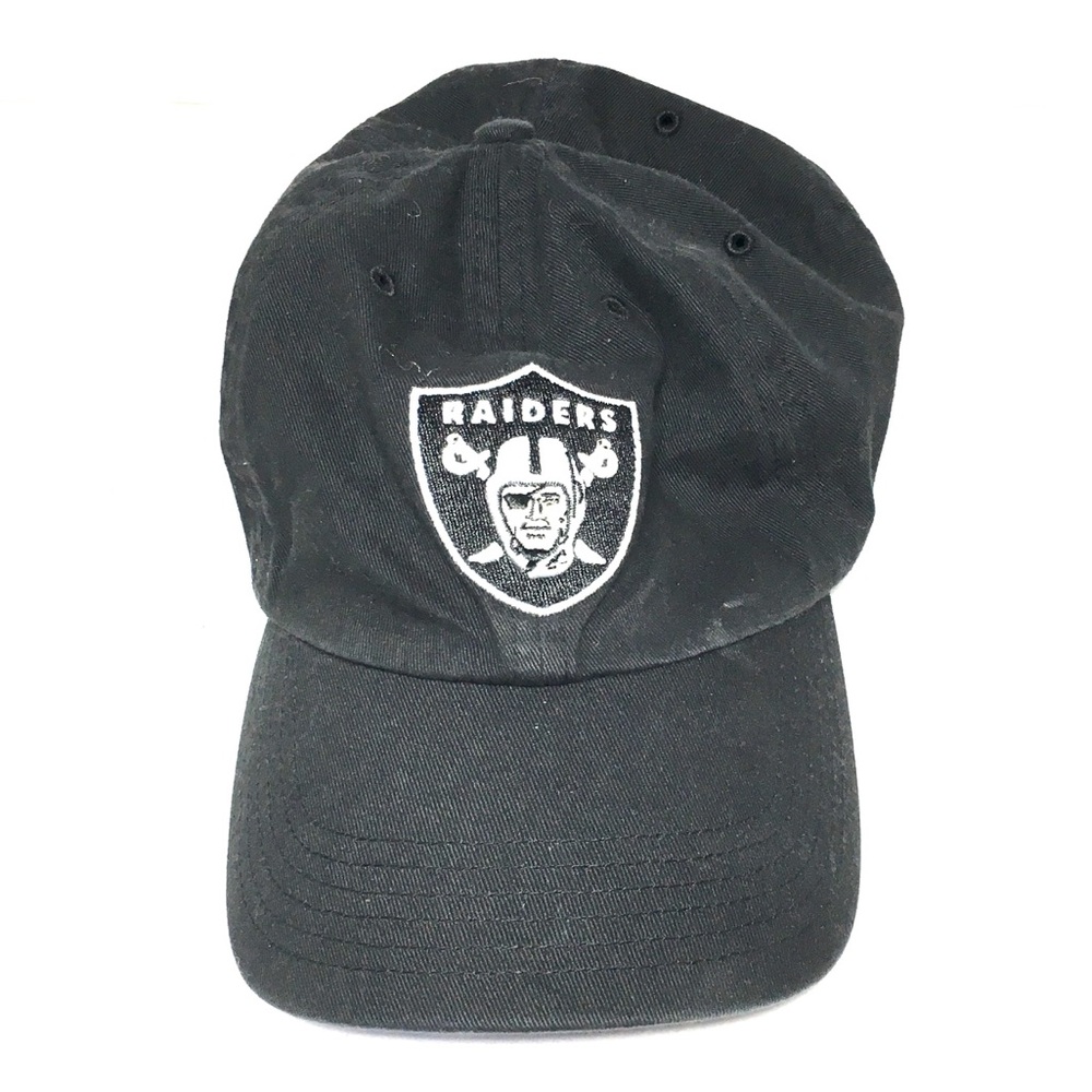 NFL Raiders vintage black baseball dad hat